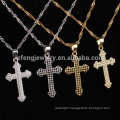 Women cross necklace,thin gold sideways cross necklaces jewelry